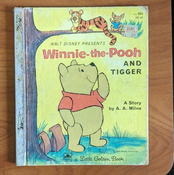 Walt Disney's Winnie-the-Pooh and Tigger Vintage Hardcover Book - Picture 1 of 3